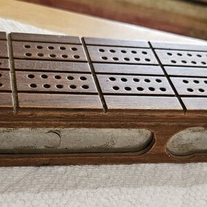 Vintage DRUEKE Cribbage Board made 1950's in Grand Rapids, Michigan